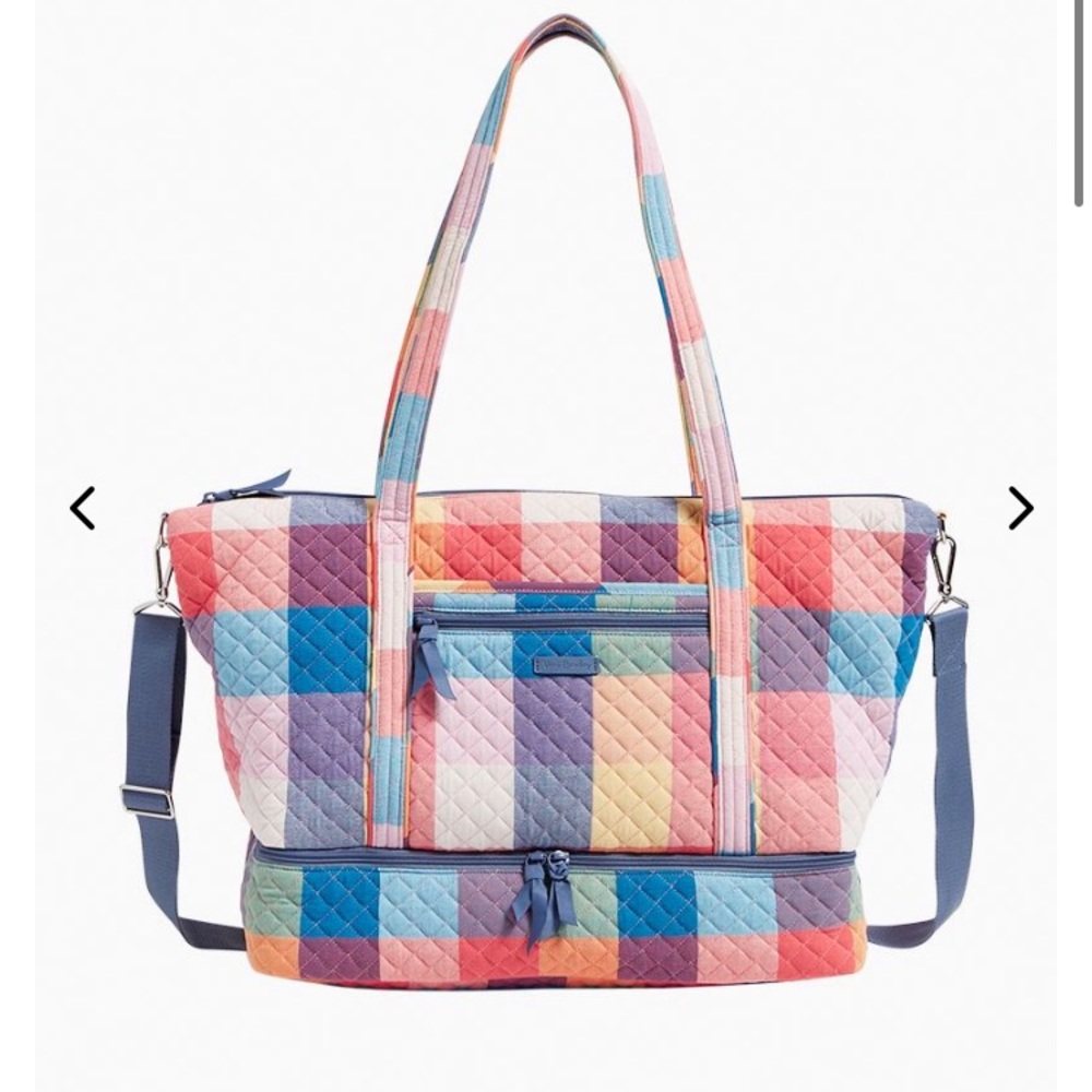BRAND NEW Vera Bradley Deluxe Travel Tote